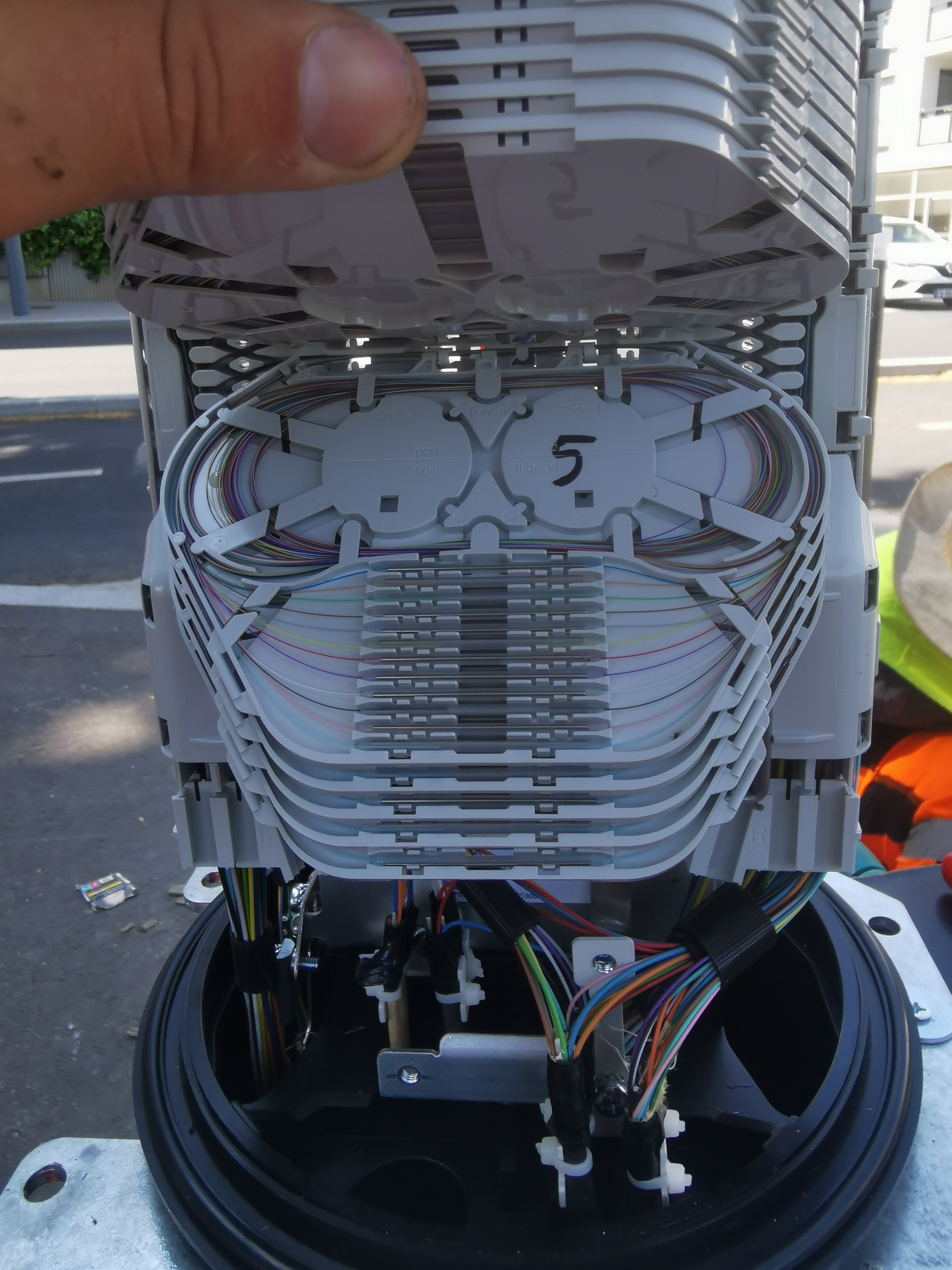 BPE fibre optique ouverte